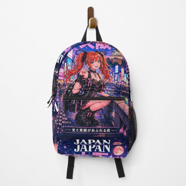 Item preview, Osaka, Japan — The Red-Haired Witch of the Neon Night designed and sold by DibujandoPorfa.