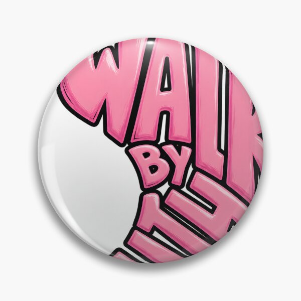 Item preview, Walk by Faith Pink Footprint designed and sold by JAZZY-DESIGN.