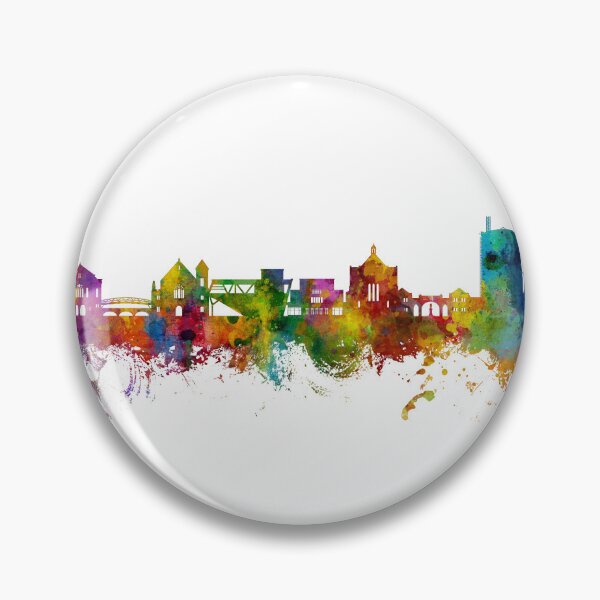 Item preview, Port Talbot Wales Skyline designed and sold by ArtPrints.
