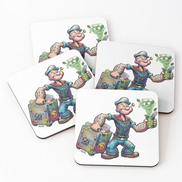 Item preview, Street Art Sailor - Urban Pop Wealth & Spinach Power- Plushiworld designed and sold by PLUSHIWORLDtm.