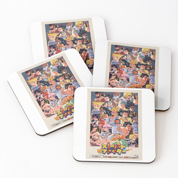 Item preview, Fighting Game Characters Crowd Illustration designed and sold by WATEKE.