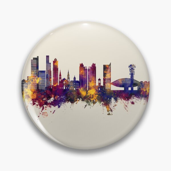 Item preview, Curitiba Skyline Brazil designed and sold by ArtPrints.