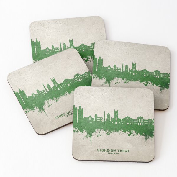 Item preview, Stoke-on-Trent England Skyline designed and sold by ArtPrints.