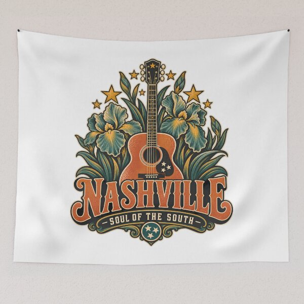 Item preview, Nashville Soul of the South Iris Guitar designed and sold by Fenay Designs.