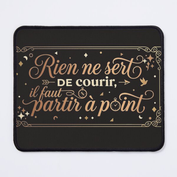 Item preview, There's no point in rushing; you have to leave at the right time. designed and sold by vystekimages.