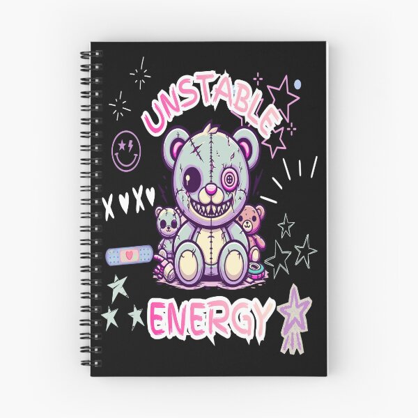 Item preview, Unstable Energy Y2K Alt Kawaii Zombie Teddy Bear Aesthetic Graphic designed and sold by Side By Side Studio.