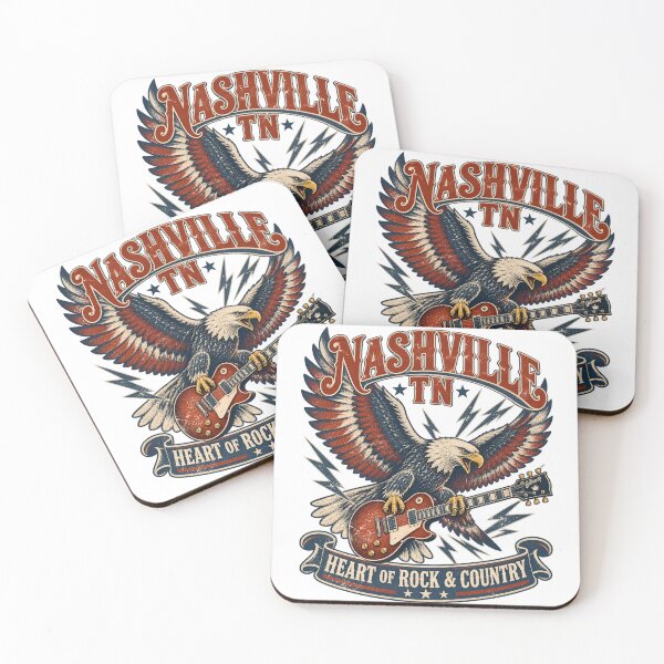 Item preview, Nashville Rock & Country Eagle with Electric Guitar designed and sold by Fenay Designs.