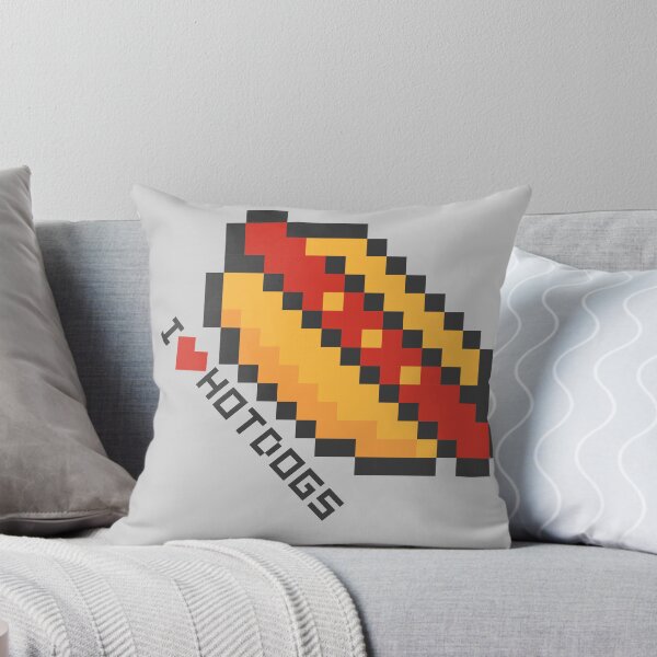 Item preview, I Love Hot Dogs Pixel Art designed and sold by aligchi.