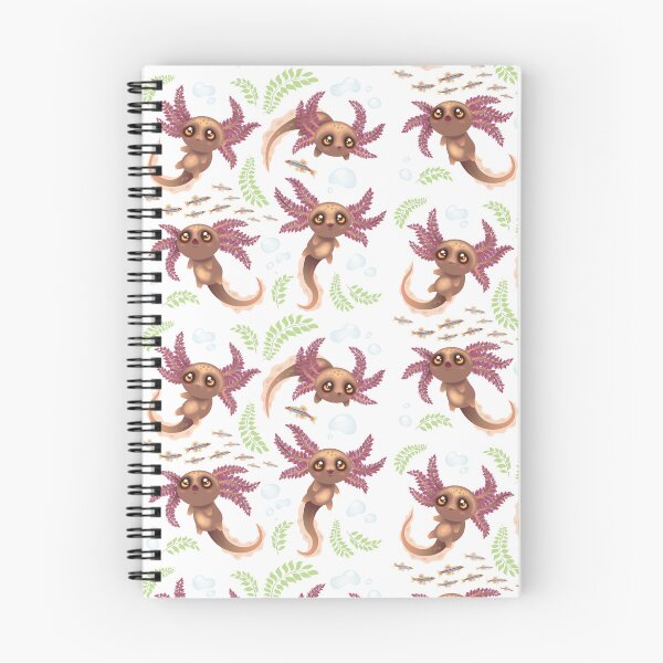 Item preview, Copper Axolotls with background  designed and sold by ArtByJaime1843.