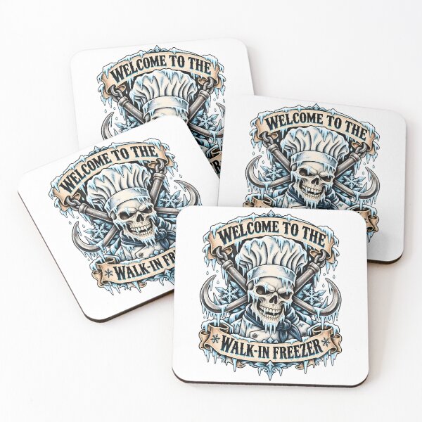 Item preview, Welcome To The Walk In Freezer Chef Tattoo Badge designed and sold by Win Hardy.