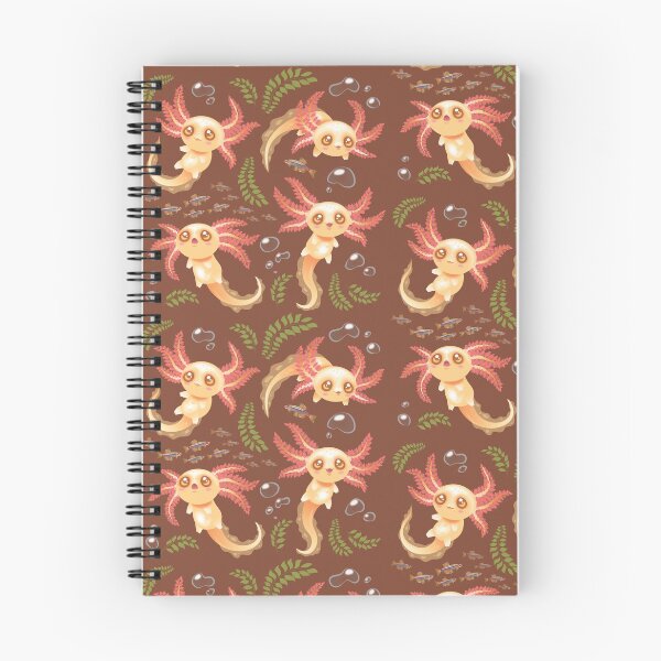Item preview, Gold Axolotls with background  designed and sold by ArtByJaime1843.