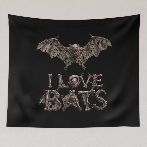 Item preview, I love bats 1 designed and sold by ART OF ORION.