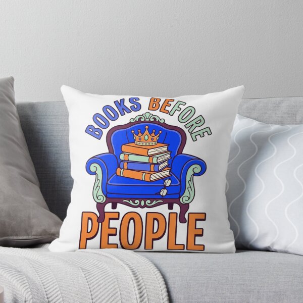 Item preview, Books Before People Funny Introvert Reader Armchair designed and sold by mood-draftsman.
