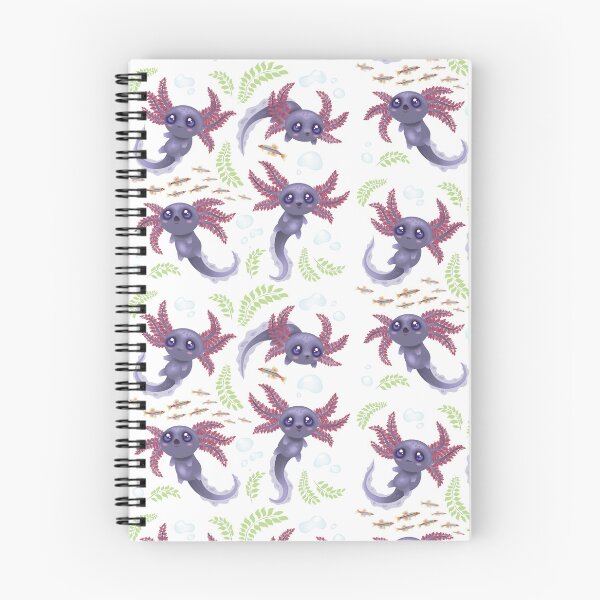 Item preview, Grey Axolotls with background  designed and sold by ArtByJaime1843.