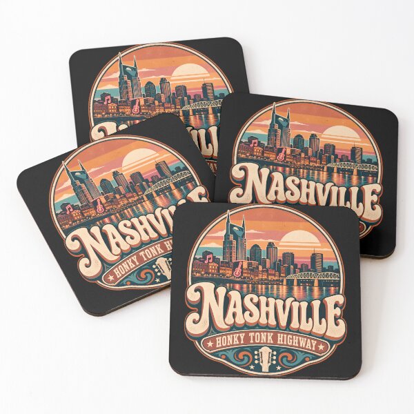 Item preview, Nashville Honky Tonk Highway Sunset Riverfront designed and sold by Fenay Designs.