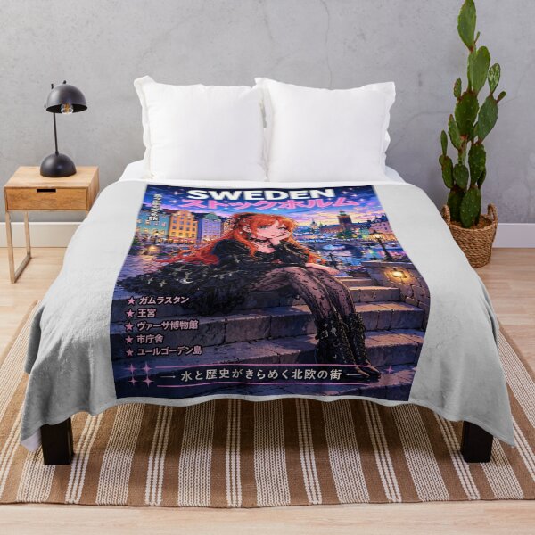 Item preview, Stockholm, Sweden — The Red-Haired Witch of the Nordic Isles. designed and sold by DibujandoPorfa.
