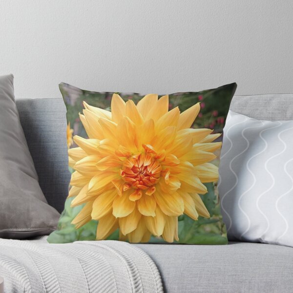 Item preview, Golden Yellow Dahlia in Full Bloom designed and sold by SolaraNature.