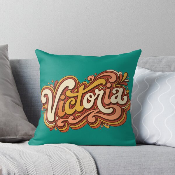Item preview, Victoria Retro Groovy Wavy Typography designed and sold by VictoriaaStore.
