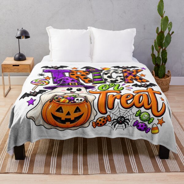 Item preview, Cute Halloween Ghost Witch Trick Or Treat Candy designed and sold by Phil Ben.