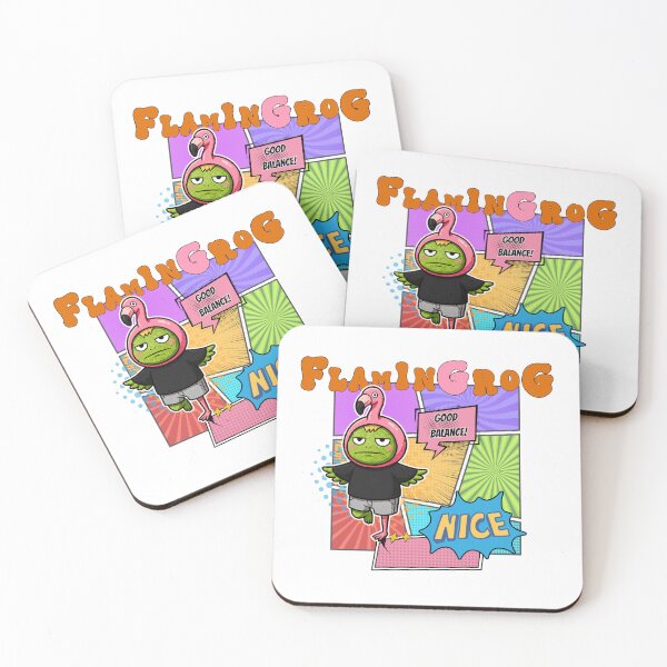 Item preview, Good Balance Comic Frog designed and sold by glossy-frogs.