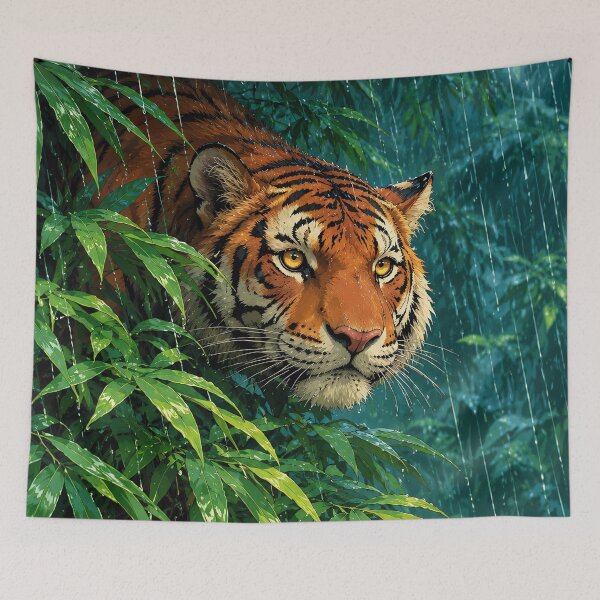 Item preview, Bengal Tiger in the Emerald Rainforest designed and sold by Curio Meridian.
