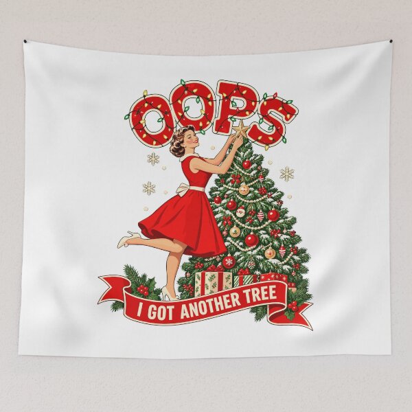 Item preview, Oops I Got Another Tree Vintage Christmas Star Topper designed and sold by mareix.