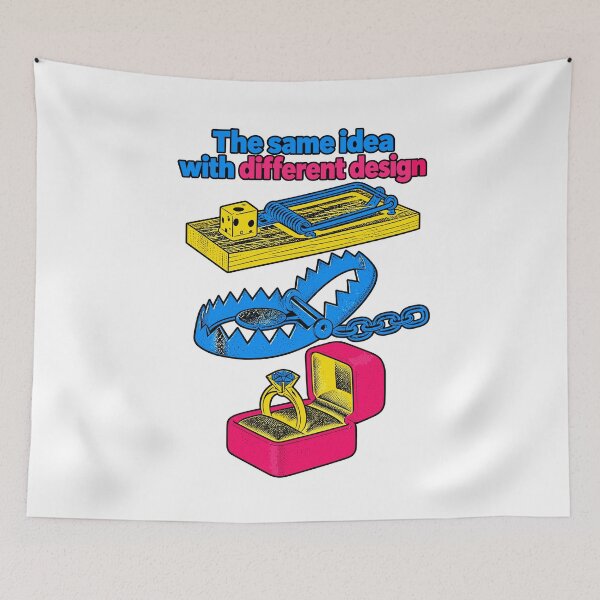 Item preview, Same Idea Different Design Funny Marriage Trap designed and sold by mareix.