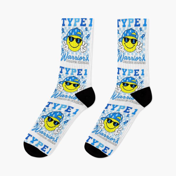 Item preview, Type 1 Warrior Blue Ribbon Diabetes Awareness designed and sold by mareix.