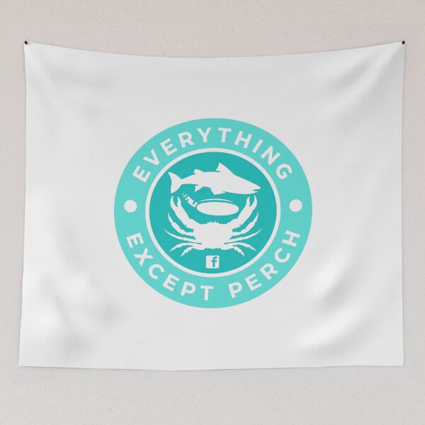 Item preview, Everything Except Perch Fishing and Crab Badge designed and sold by mareix.