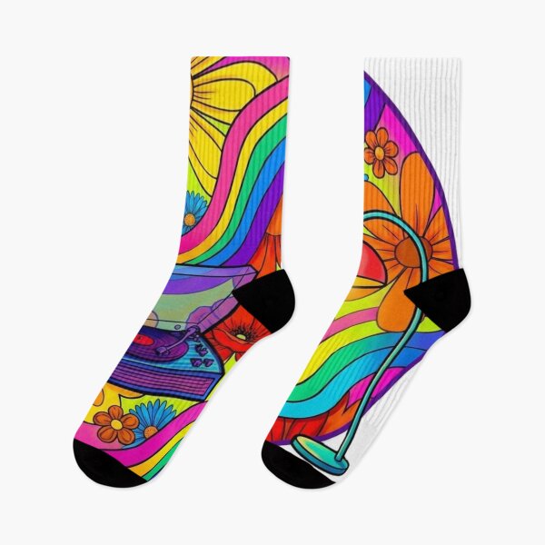 Item preview, Retro 70s Vibes: Vinyl, Macrame and Groovy Psychedelic Flowers designed and sold by MR LOVICE.