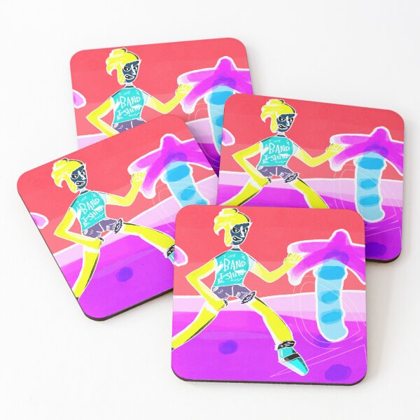 Item preview, Neon Girl in Tropical Paradise designed and sold by NashEllery4.