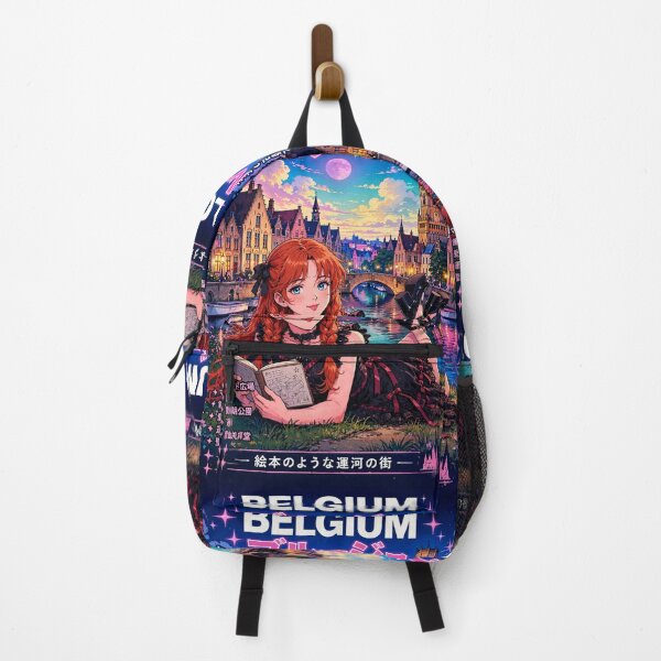 Item preview, Bruges, Belgium — The Red-Haired Witch of the Medieval Canals designed and sold by DibujandoPorfa.