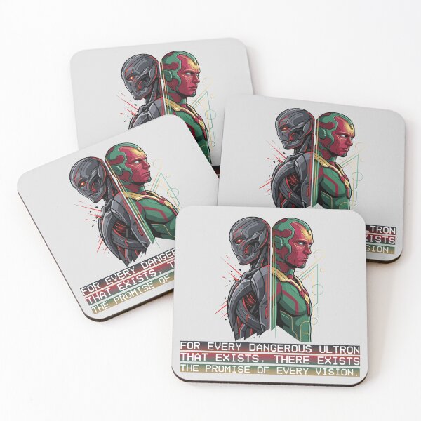 Item preview, Vision and Ultron visionquest designed and sold by MoodleDoon.