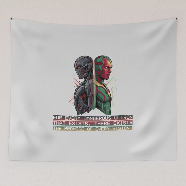 Item preview, Vision and Ultron visionquest designed and sold by MoodleDoon.