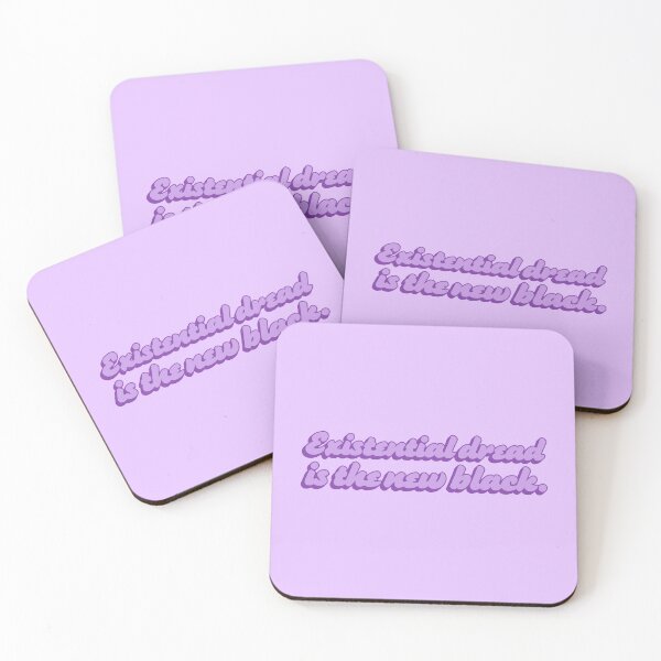 Item preview, Existential Dread Is the New Black - Lilac designed and sold by sillyjess.
