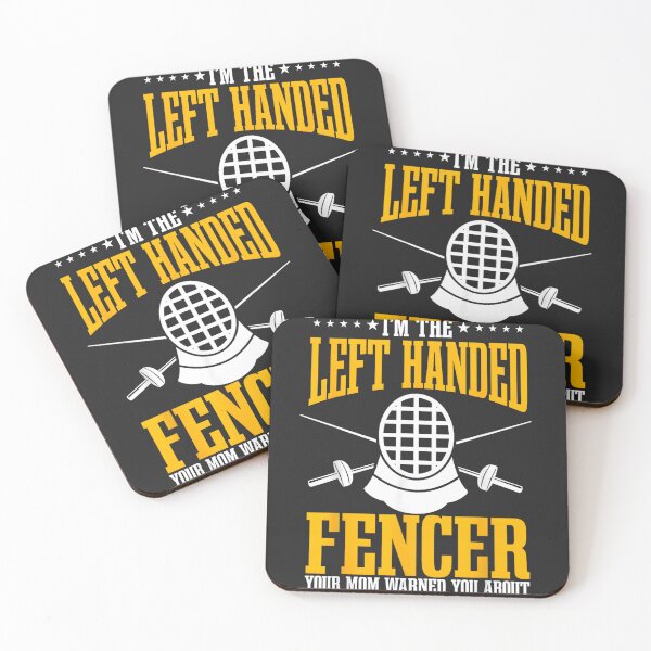 Item preview, Left Handed Fencer Your Mom Warned You About Fencing Mask designed and sold by BUNNIES-EL.