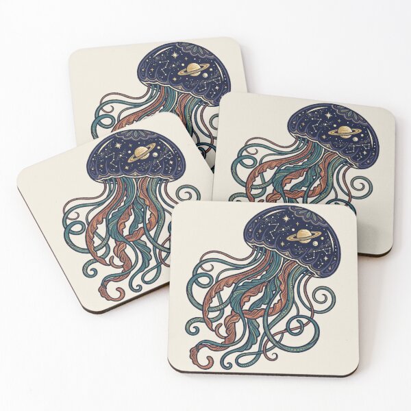 Item preview, A Jellyfish Drifting Through the Stars designed and sold by ELmestka.