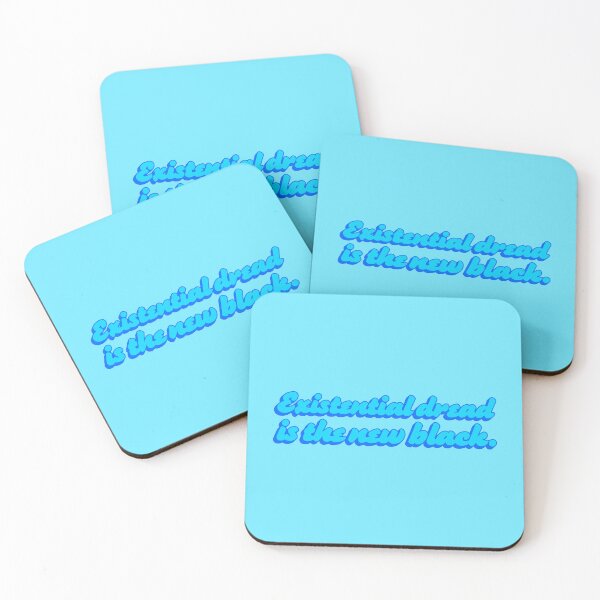 Item preview, Existential Dread Is the New Black - Sky Blue designed and sold by sillyjess.
