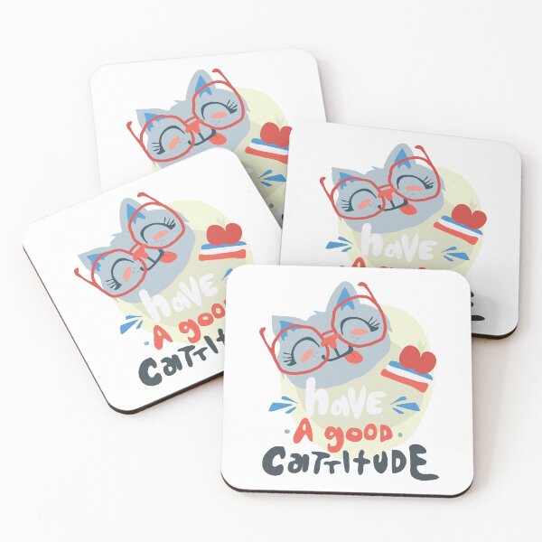 Item preview, Sweet teacher cat with glasses and a positive attitude designed and sold by thablackbear.