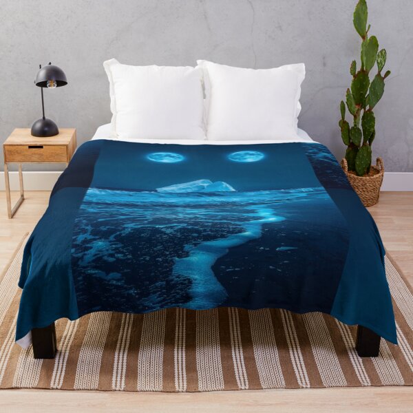 Item preview, Twin Moons Over Glowing Iceberg Shore designed and sold by monkeybusiness.pt.