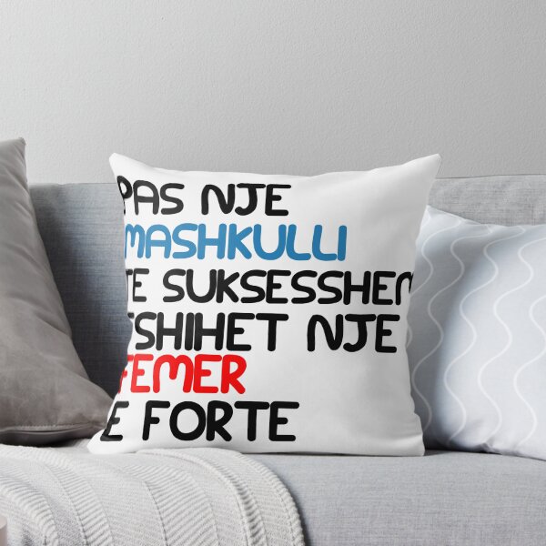 Item preview, Pas nje mashkulli te sukseshem fshihet nje femer... funny albanian quote designed and sold by StickytimeAl.