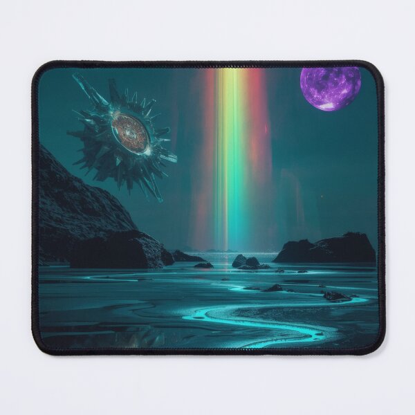 Item preview, Rainbow Light Beam Over Alien Coast designed and sold by monkeybusiness.pt.