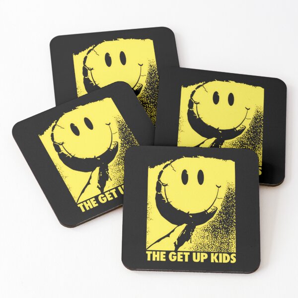 Item preview, The Get Up Kids Yellow Smiley Face Indie Emo Rock designed and sold by abrillcutaian.