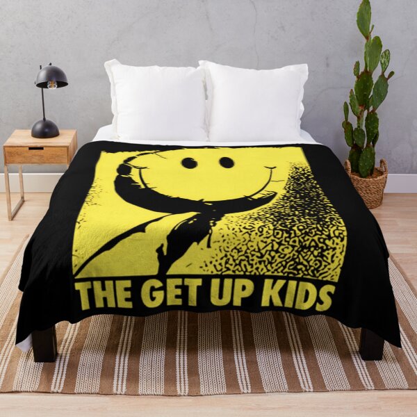 Item preview, The Get Up Kids Yellow Smiley Face Indie Emo Rock designed and sold by abrillcutaian.