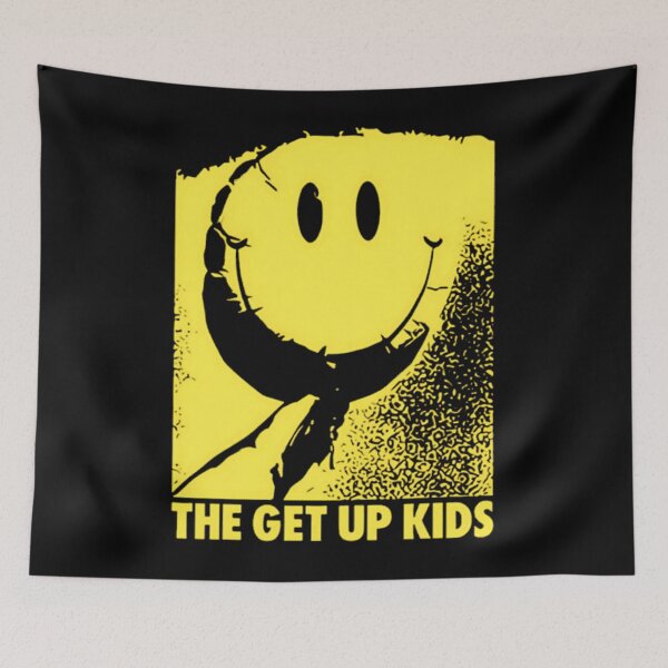 Item preview, The Get Up Kids Yellow Smiley Face Indie Emo Rock designed and sold by abrillcutaian.