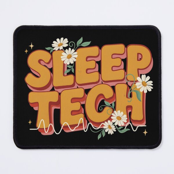 Item preview, Sleep Technologist Shirt - Retro Groovy Floral Sleep Tech Boho Gift designed and sold by teeoro.
