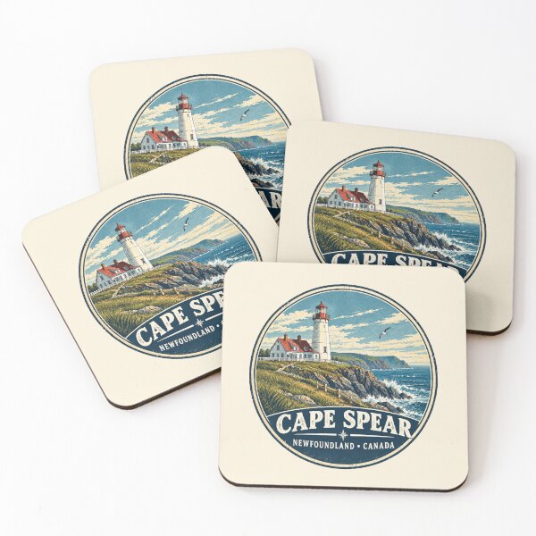 Item preview, Cape Spear Lighthouse Newfoundland Canada Vintage Coastal Adventure designed and sold by Globalcitytees.