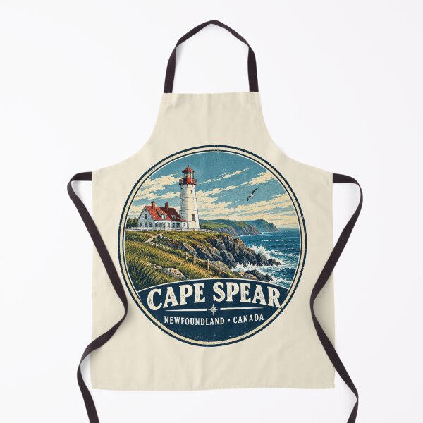 Item preview, Cape Spear Lighthouse Newfoundland Canada Vintage Coastal Adventure designed and sold by Globalcitytees.