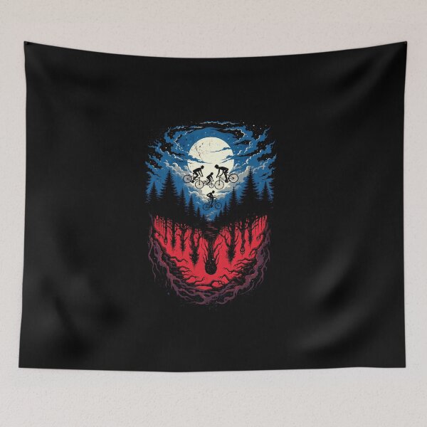 Item preview, Midnight Bicycle Ride Vintage Horror Art T-shirt  designed and sold by Diviis7store.
