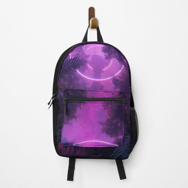 Item preview, Neon Circular Portal In Purple Jungle designed and sold by monkeybusiness.pt.
